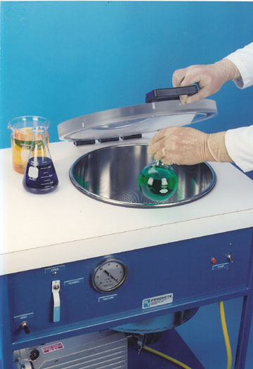 photo of a portable vacuum degassing system