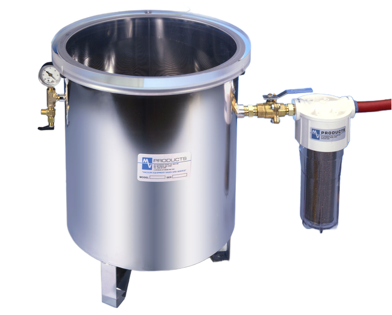 photo of the MV Visi-Trap® Vacuum Pump Trap from Mass-Vac